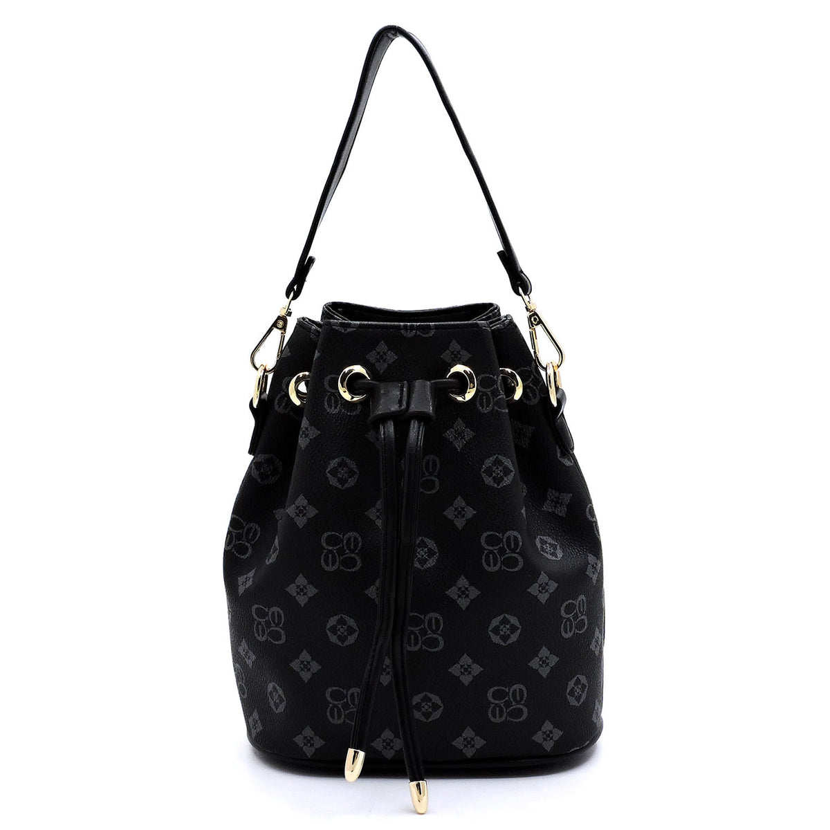 Black DI Bucket Crossbody