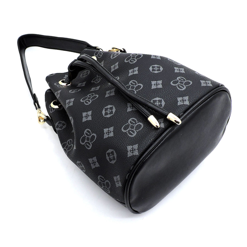 Black DI Bucket Crossbody