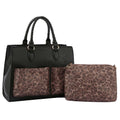 Leopard 2in1 Tote/Shoulder Strap Bag